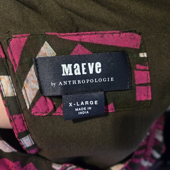 ANTHROPOLOGIE MAEVE KELLI HALTER MAXI DRESS XL LIKE NEW!! - Picture 7 of 8